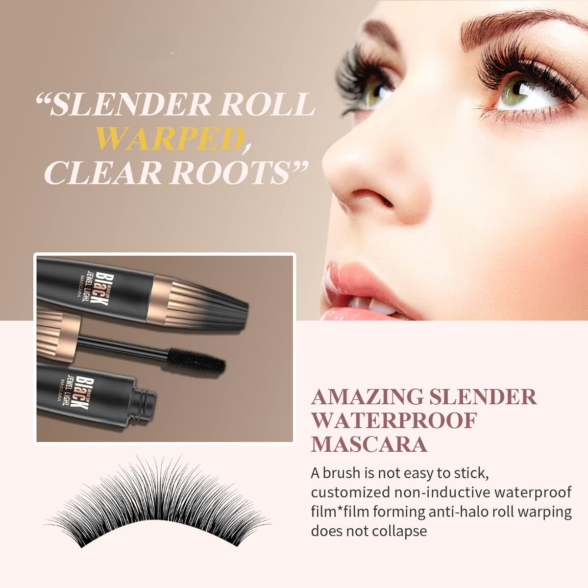 SJXYOYDS mascara offre volume et longueur des cils.