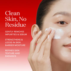 Texture mousse-visage crèmeuse SK-II pour une expérience douce et hydratante.