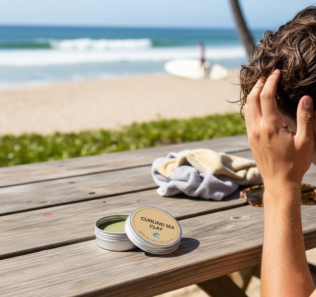 Skaal Curling Sea Clay defines curls with texture and movement
