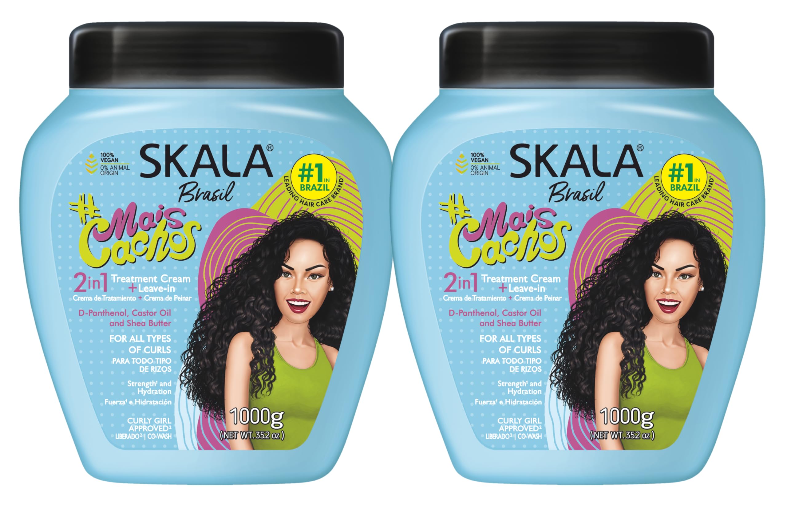 SKALA Hydratation Boucles: bouteille illustrant l'hydratation des boucles