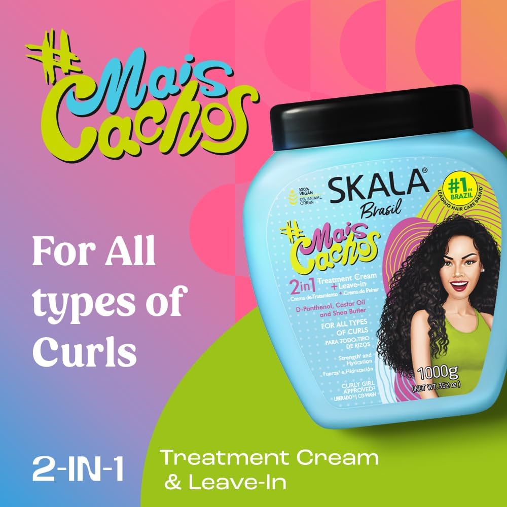 SKALA Mais Cachos – anti-frizz pour cheveux bouclés