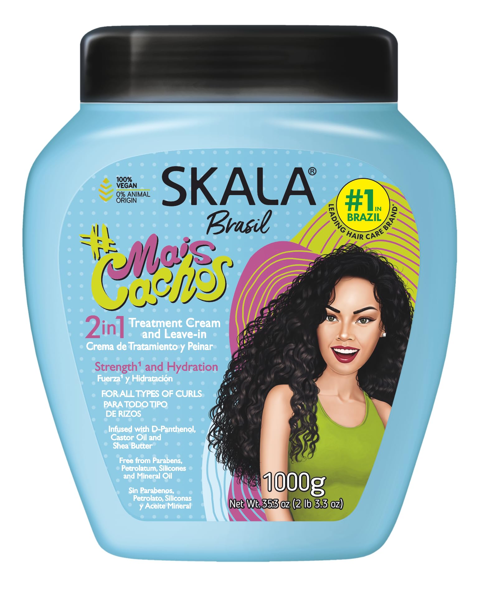 SKALA Mais Cachos – crème 2 en 1 pour boucles définies