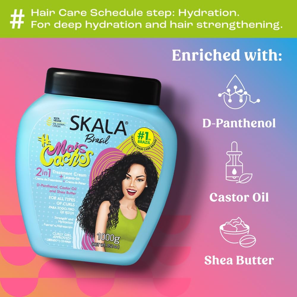 Texture crème douce de SKALA pour démêlage facile