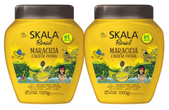 SKALA Maracuja bottle pour enables easy, mess-free application for silky curls.