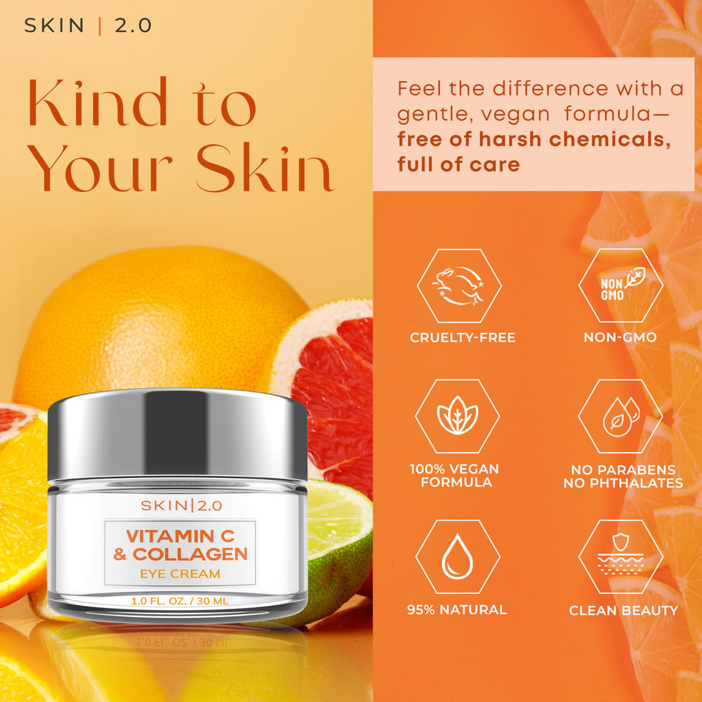 Skin 2.0 crème yeux – application douce et soin délicat du contour.