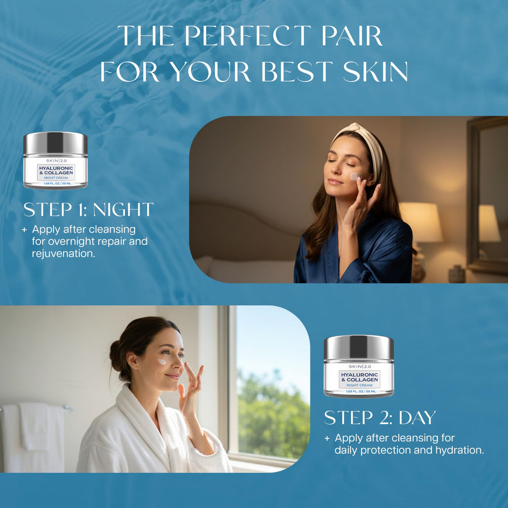 Collagen boost and firming effect visual suggestion for smoother skin