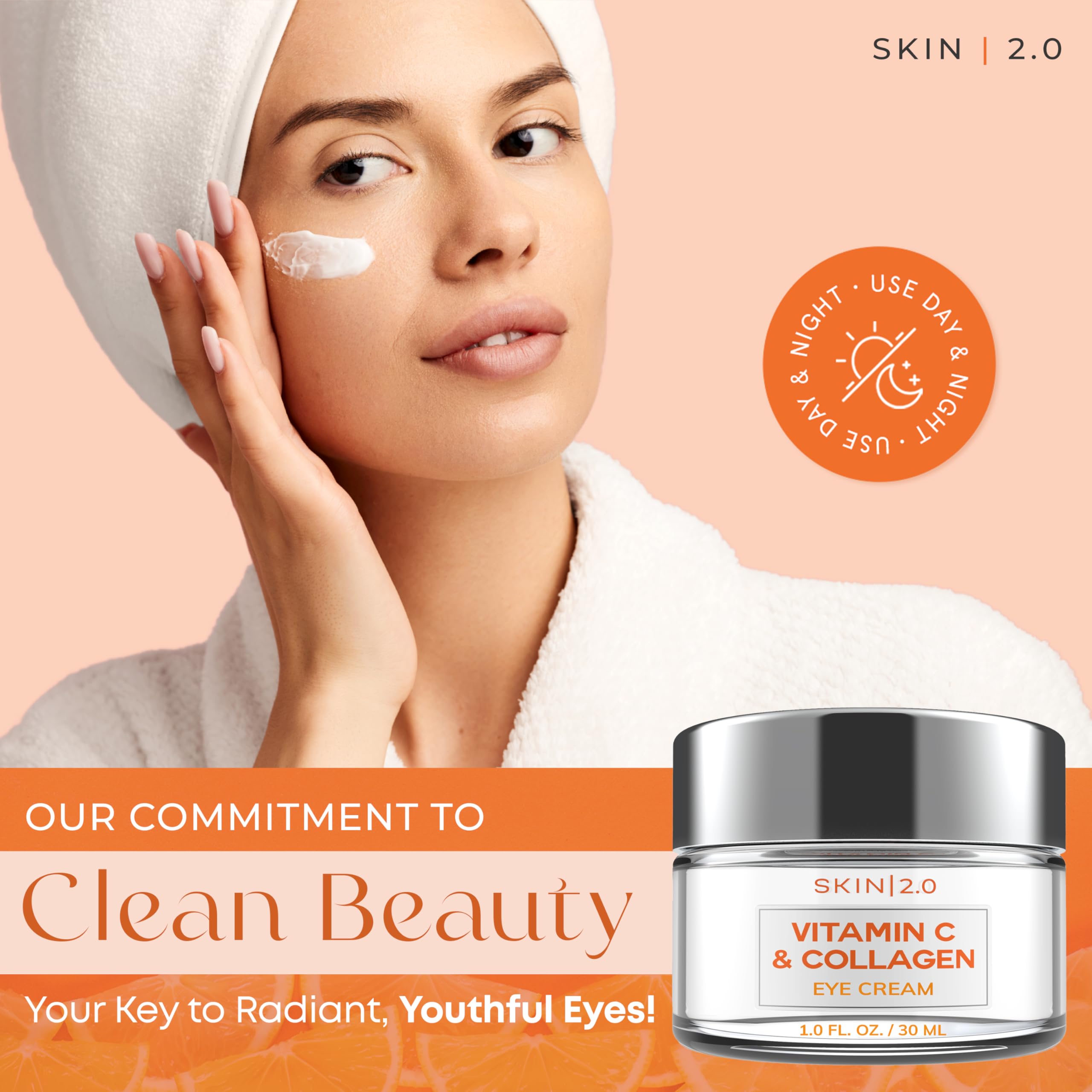 Skin 2.0 crème yeux – texture lissante et hydratante pour le quotidien.
