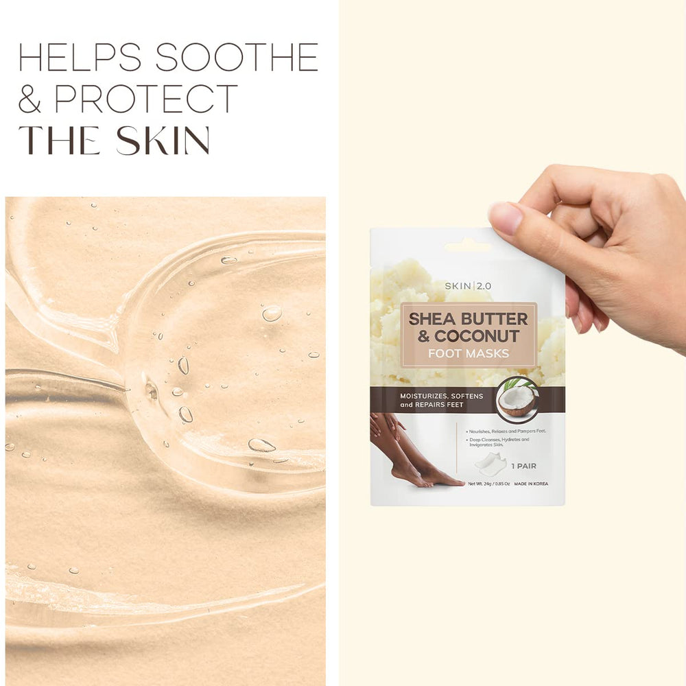 Skin 2.0 Masque Pieds fabriqué en Corée pour l'expertise beauté