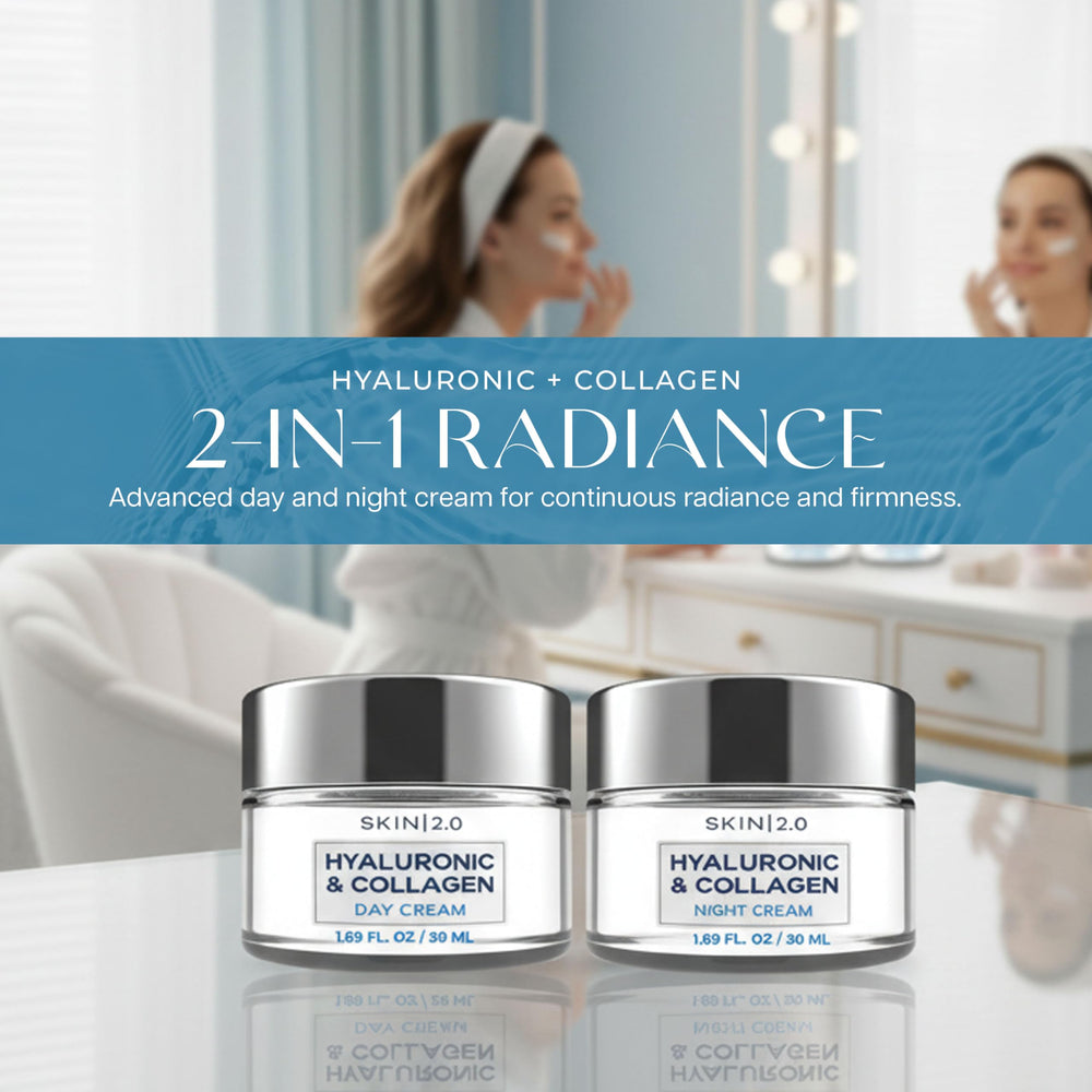 Skin 2.0 Night Cream jar texture ready for overnight hydration and renewal