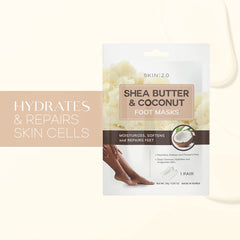 Skin 2.0 Masque Pieds application facile pour hydratation ciblée