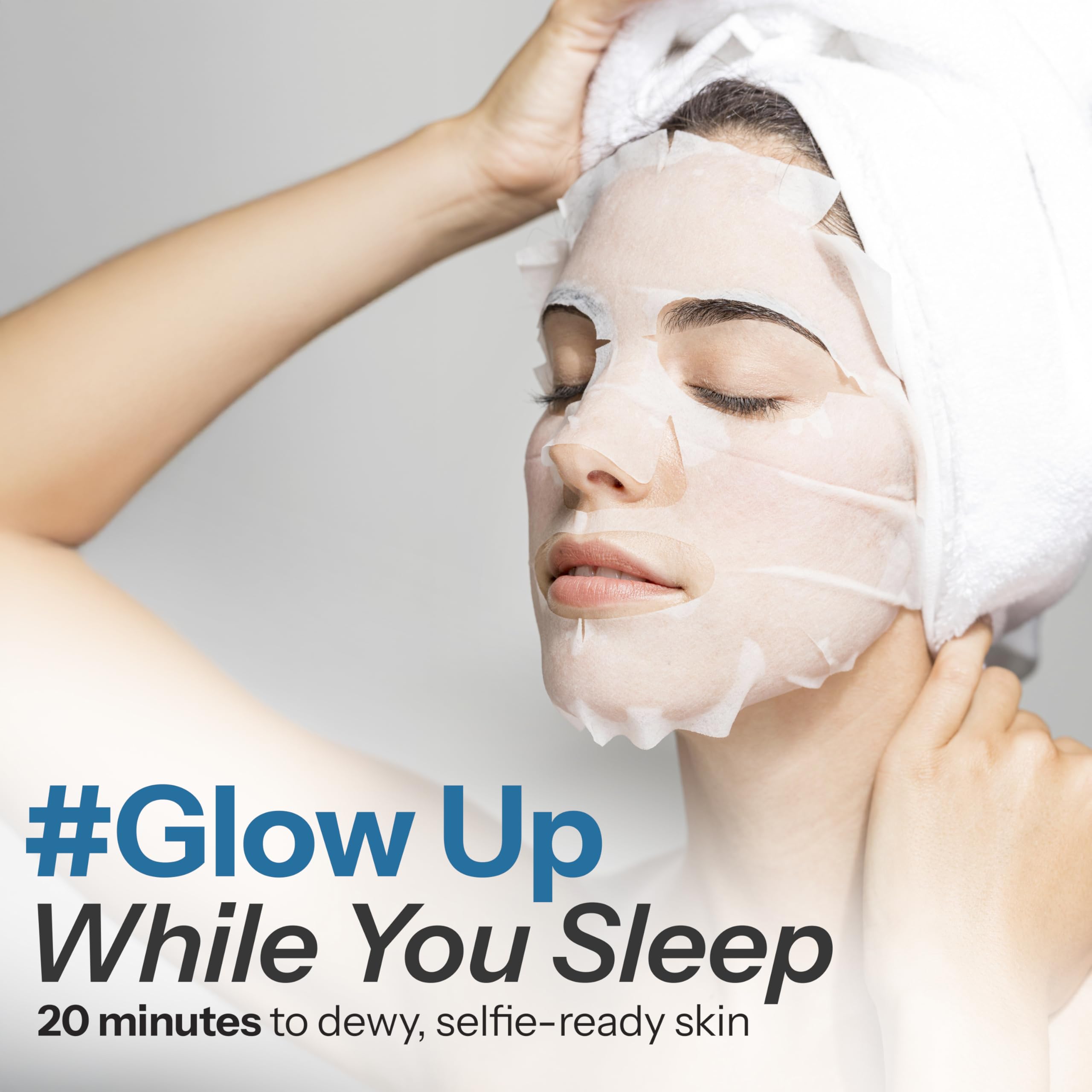 Skin 2.0 masque-visage: application rapide en 15 minutes.