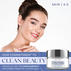 Skin 2.0 pot: creme visage hydratante, texture riche et soyeuse.