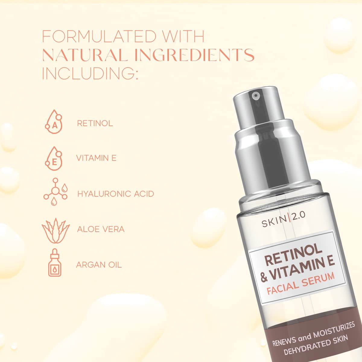 Skin 2.0, sérum testé dermatologiquement et sans cruauté