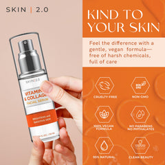 Skin 2.0 Sérum – application visage quotidienne pour teint uniforme