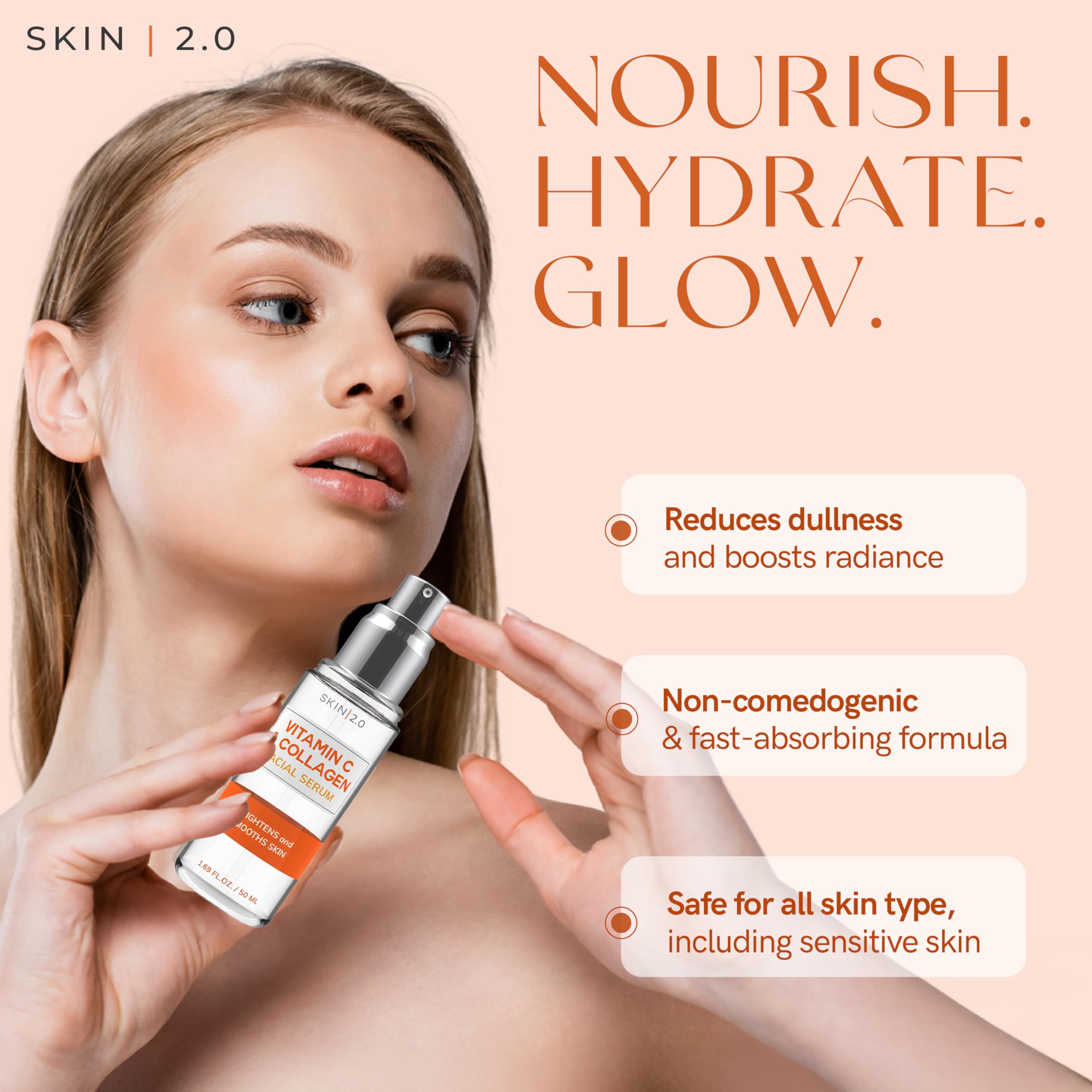 Skin 2.0 Sérum vitamine C – éclat durable après application