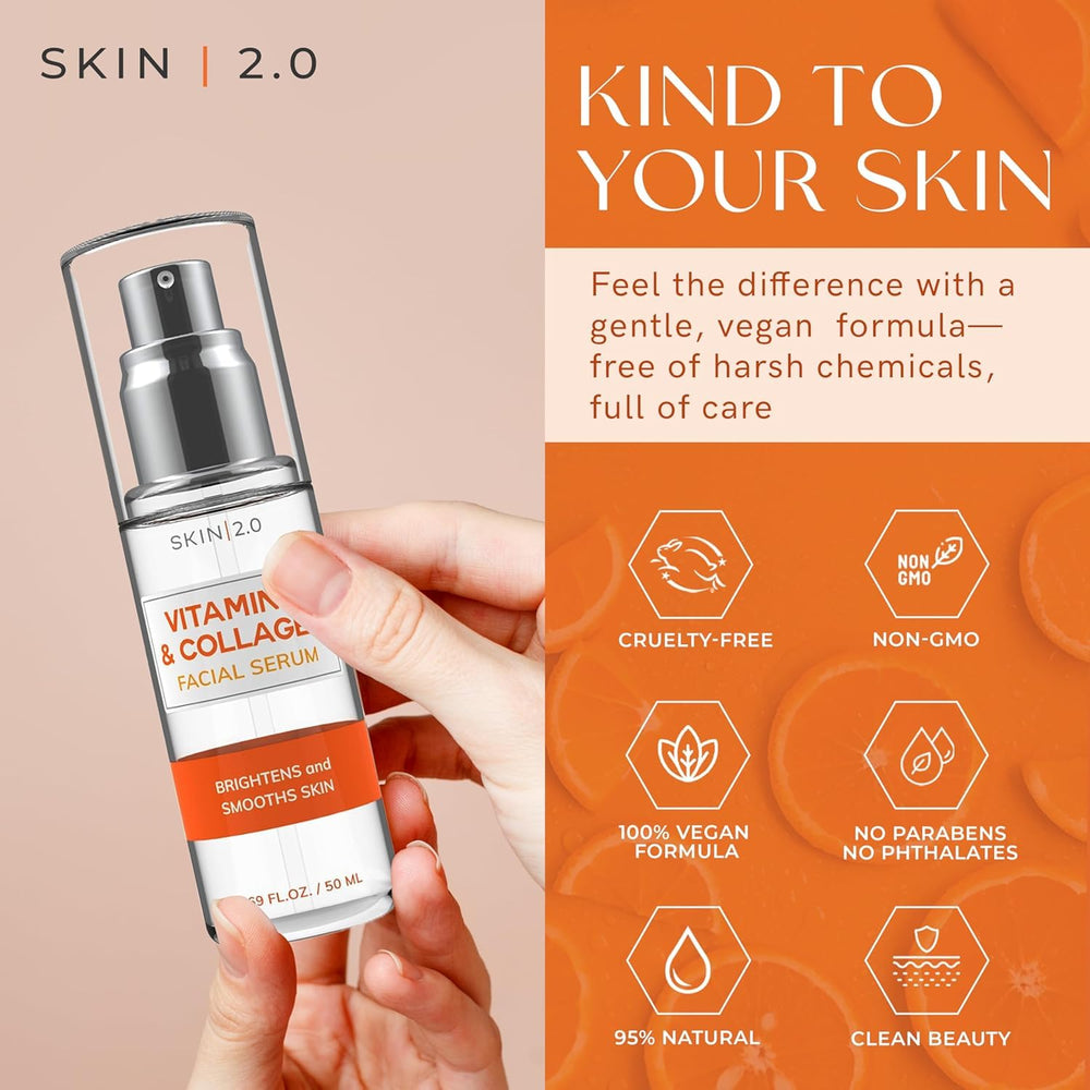 Texture soyeuse du sérum Skin 2.0 sur la peau.