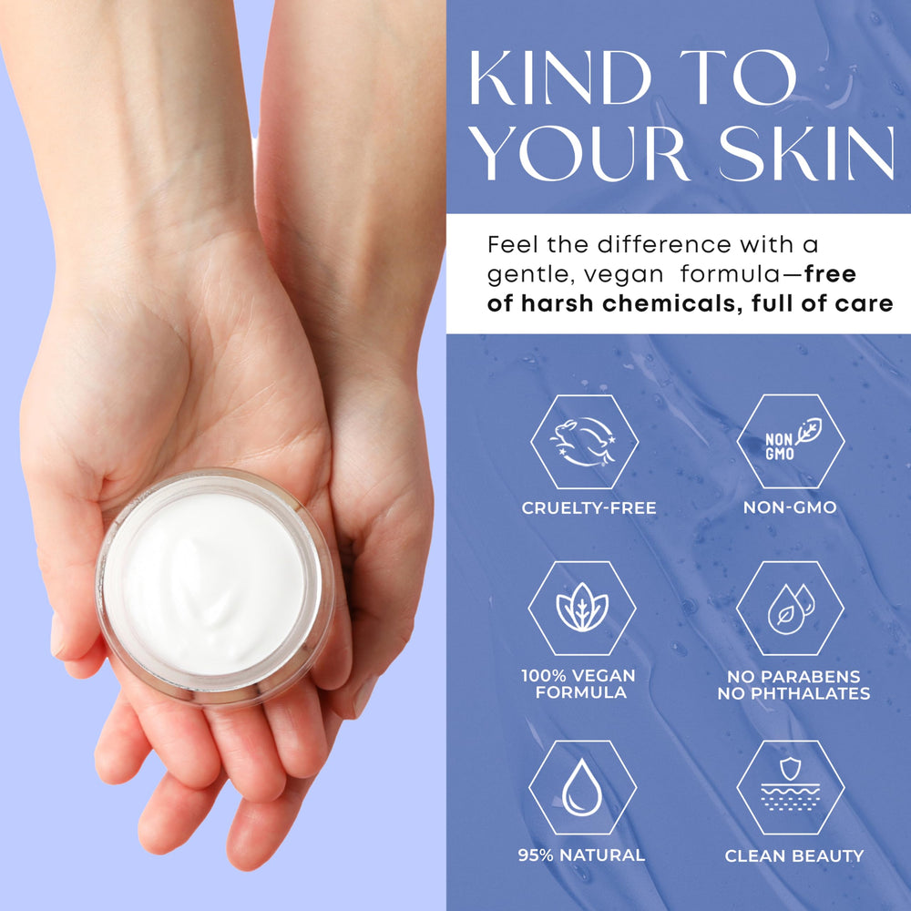 Texture legere Skin 2.0: absorption rapide sans sensation greasse.