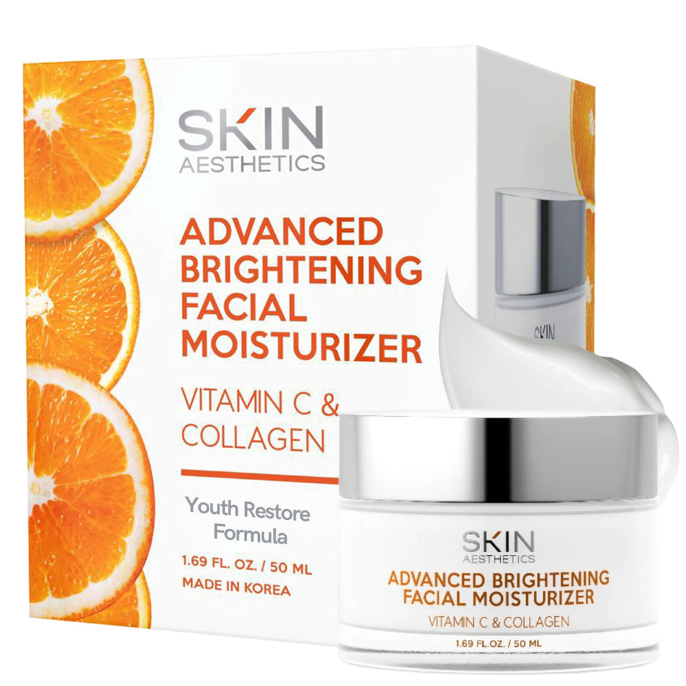 Skin Aesthetics crème-jour-vitamine-c-collagene-pompe : hydratation durable et éclat naturel.