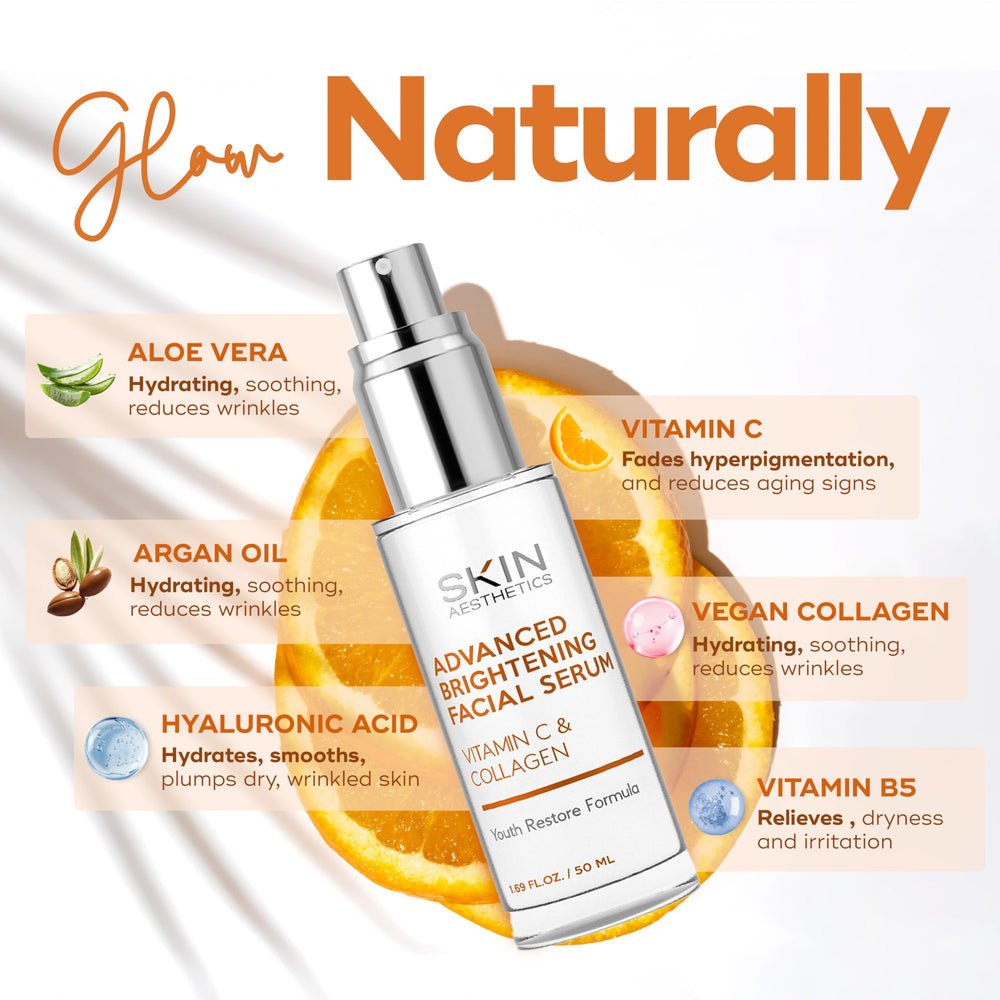 Sérum Skin Aesthetics Vitamine C — texture crème-gel légère et absorption rapide.