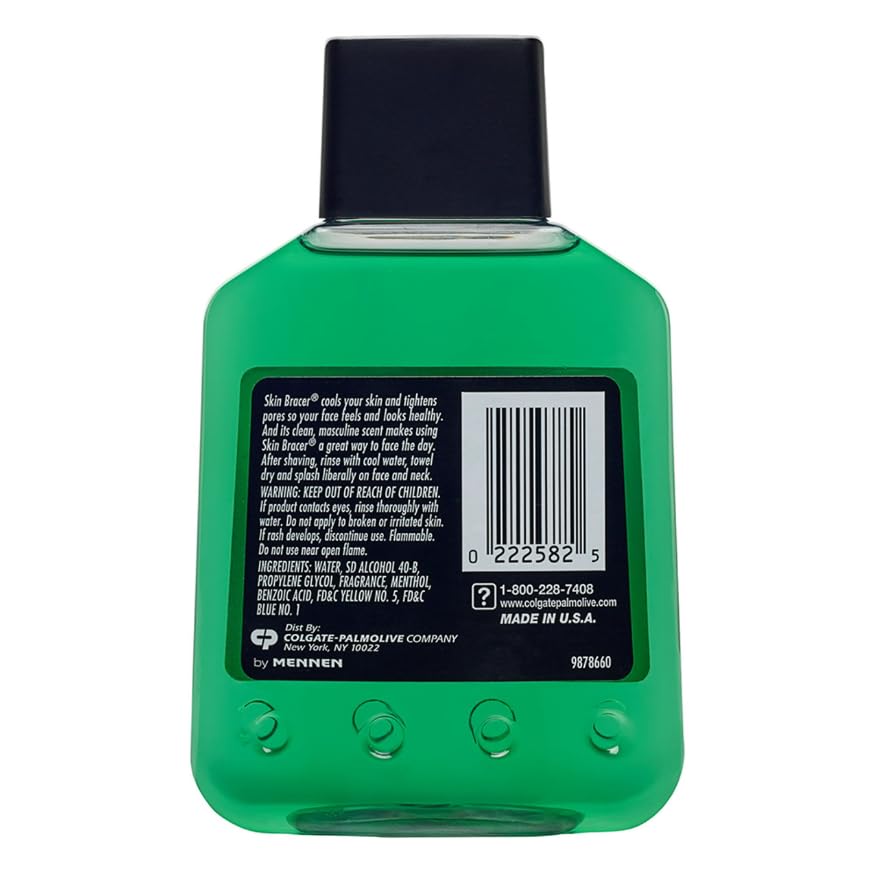 Skin Bracer Après-Rasage Original – application homme, peau rafraîchie après rasage.