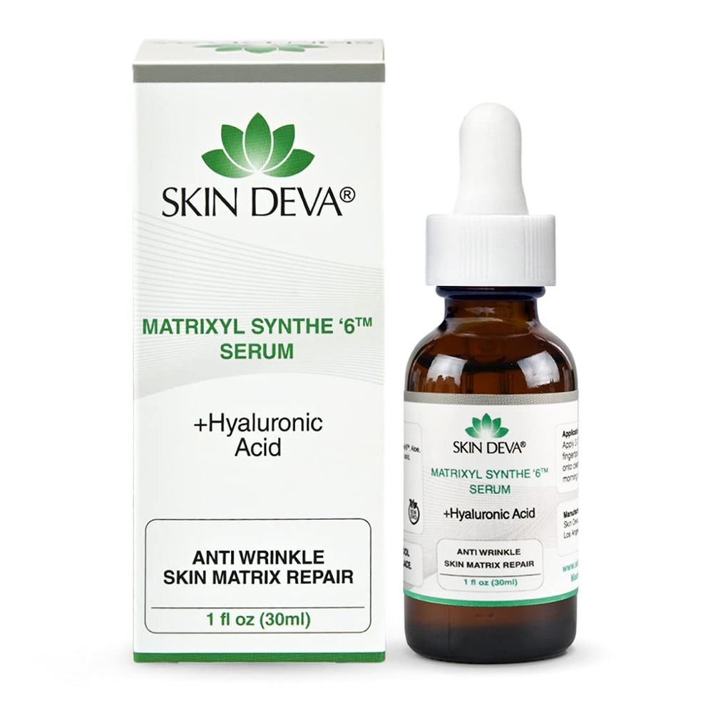 Effet combiné Matrixyl Synthe 6 et hyaluronique, peau visiblement mieux hydratée.