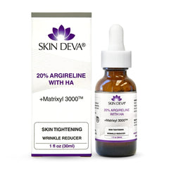 Sérum SKIN DEVA Argireline et Matrixyl 3000, flacon pratique pour lisser peau