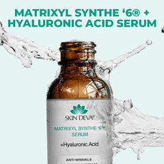 Sérum hyaluronique SKIN DEVA, hydratation en profondeur pour une peau rafraîchie.