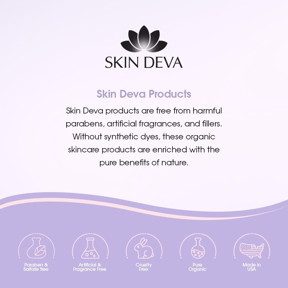 Sérum SKIN DEVA : utilisation comme masque sur masques réutilisables.