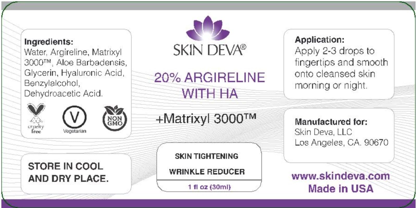 Rides visiblement atténuées avec SKIN DEVA lors d’applications régulières