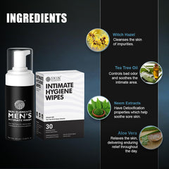 Skin Elements formule pH équilibré: adaptée à l'hygiène masculine.