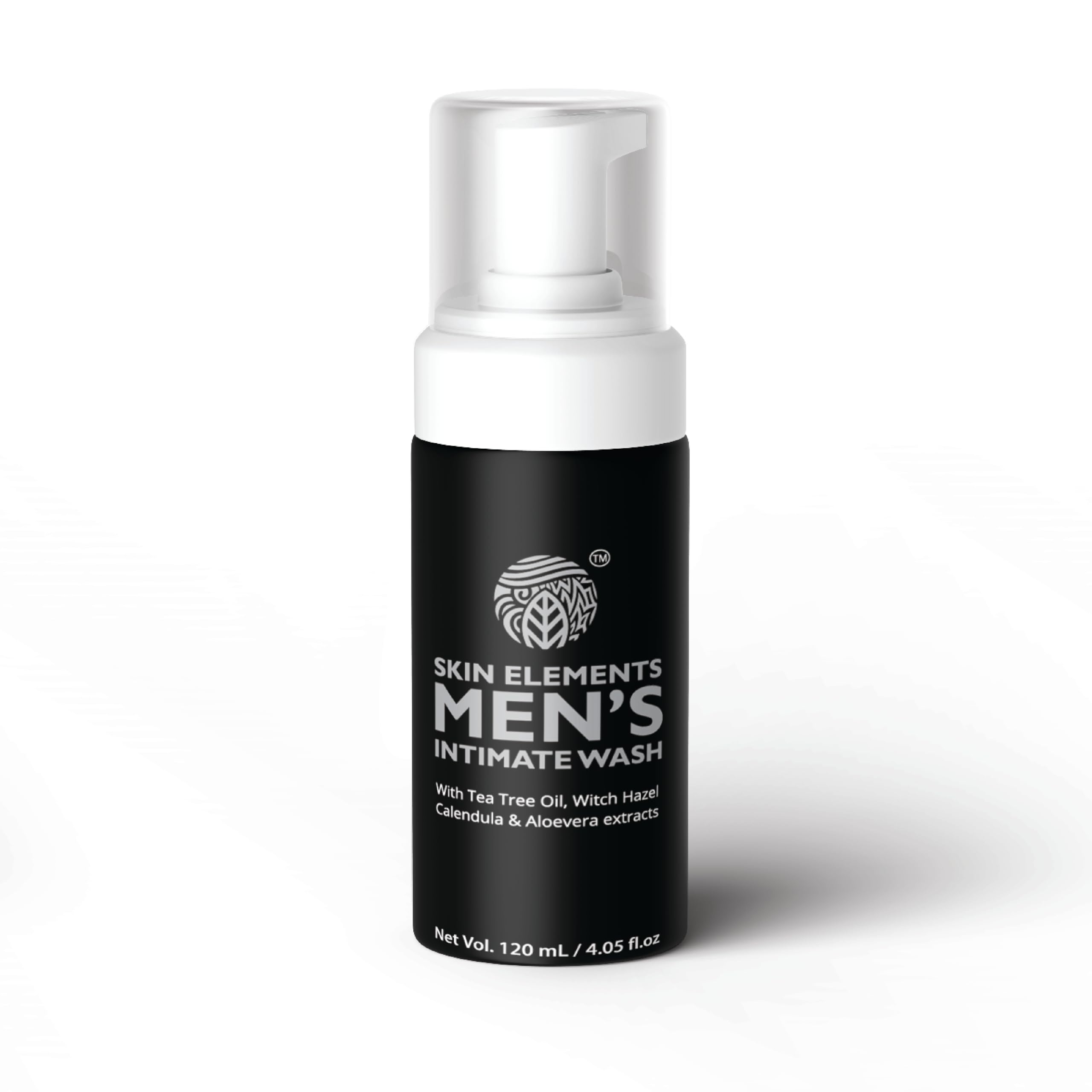 Skin Elements Nettoyant intime pour hommes, infusion d'arbre à thé pour une sensation vivifiante.