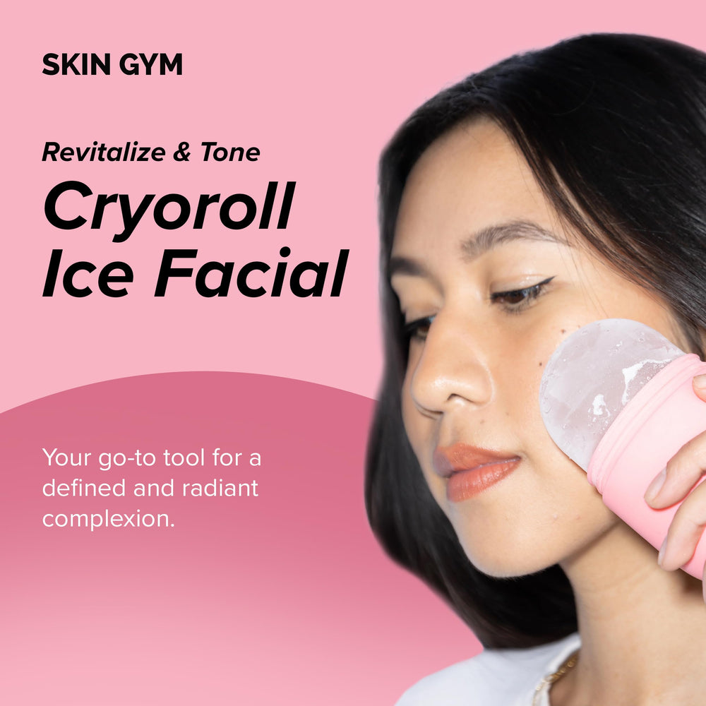 SKIN GYM Ice Roller décongestion du visage pour réduire les gonflements.