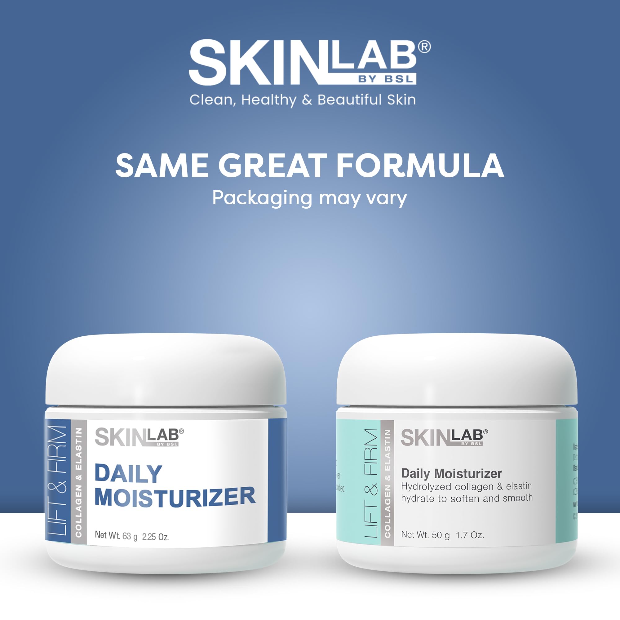 SKIN LAB BY BSL – Texture crème veloutée pour une hydratation durable.