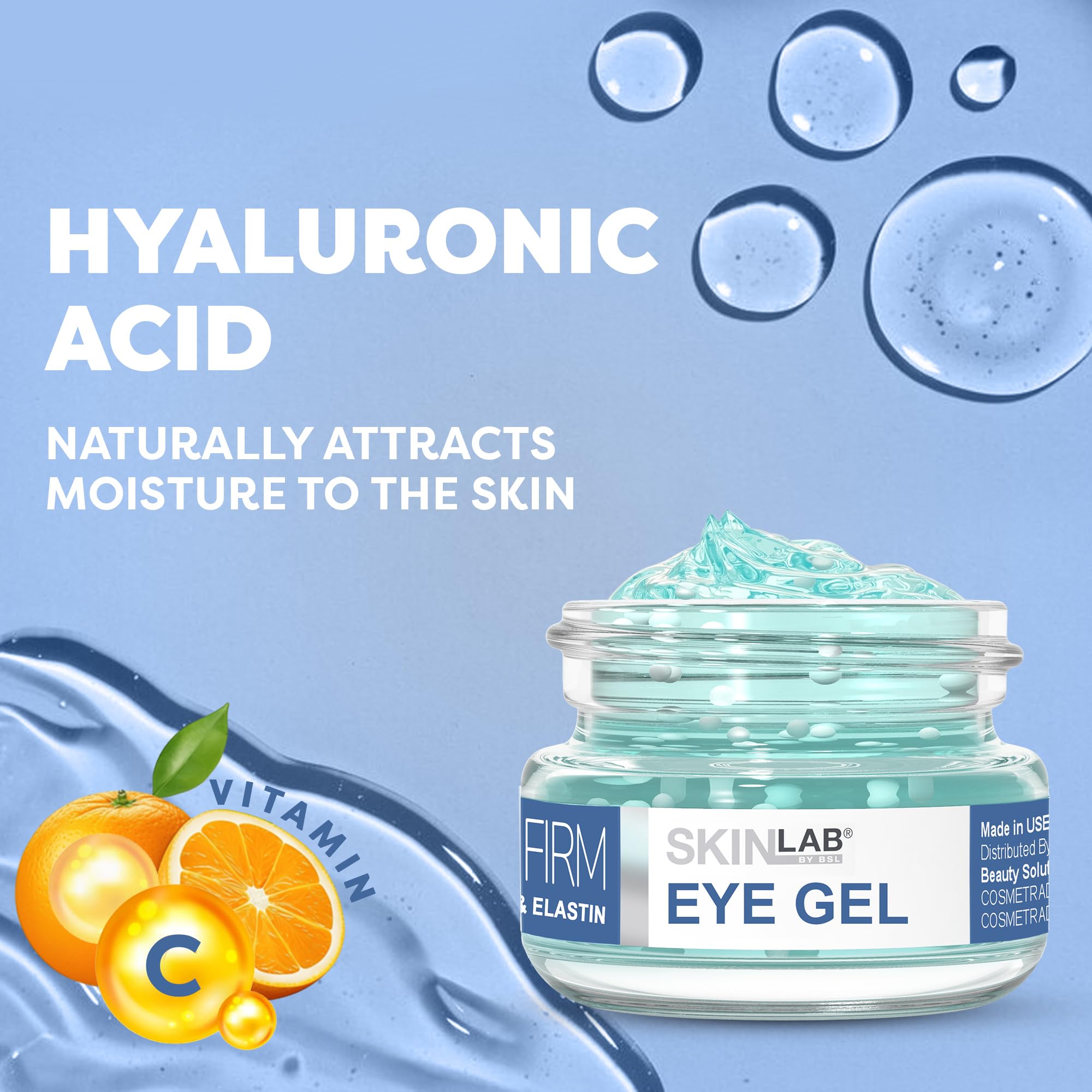 SKIN LAB Lift et Ferm Contour des Yeux – Hydratation durable et confort cutané