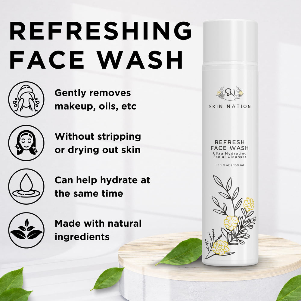 Skin Nation nettoyant visage apaisant camomille douceur peau sensible