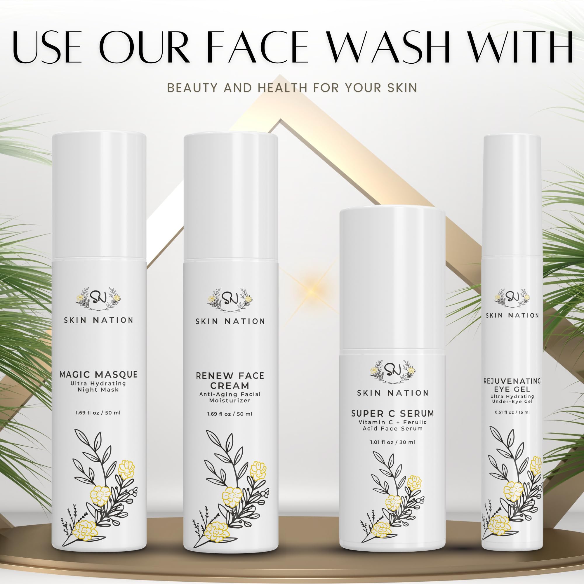 Skin Nation nettoyant démaquillage efficace sans effort sur la peau