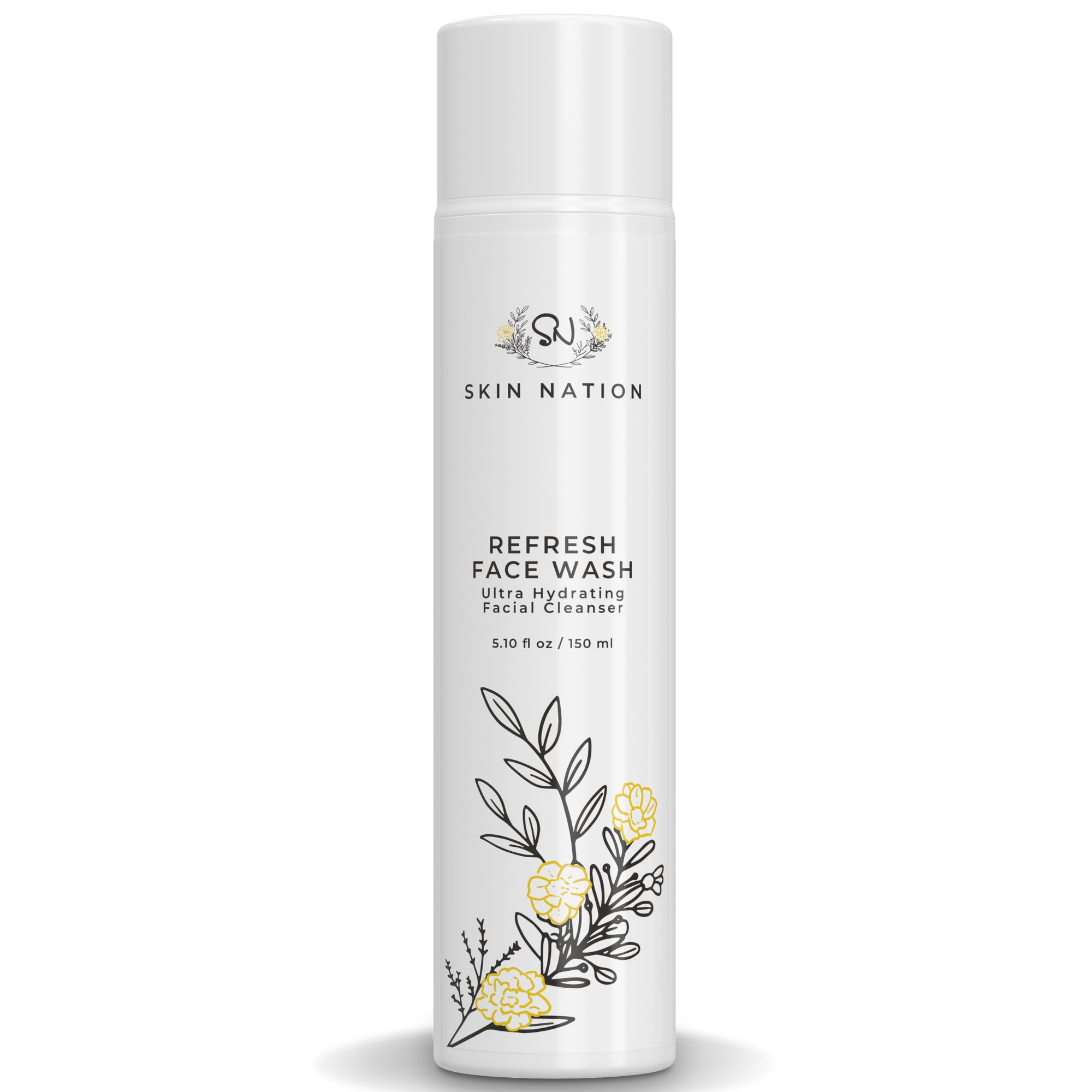 Skin Nation nettoyant hydratant à l'aloé vera pour peau sèche et sensible