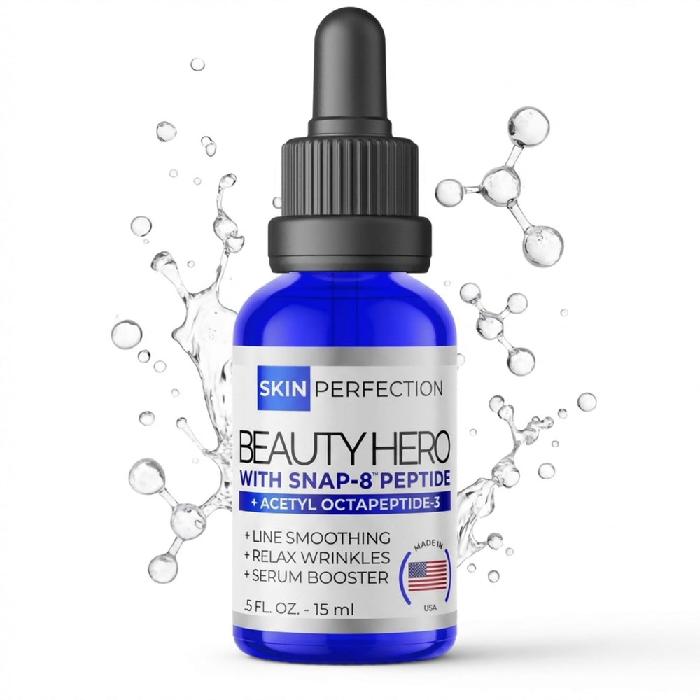 Skin Perfection Snap 8 : bouteille du sérum visage prête à l'application.