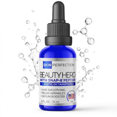 Skin Perfection Snap 8 : bouteille du sérum visage prête à l'application.