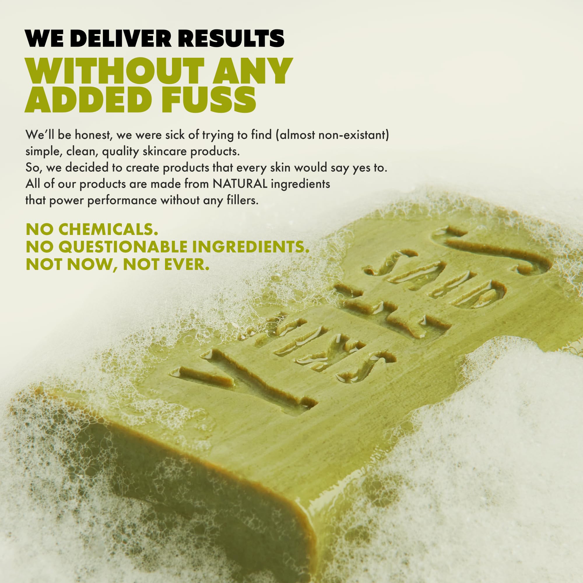 Skin Said Yes savon olive d’origine Grèce, qualité artisanale.