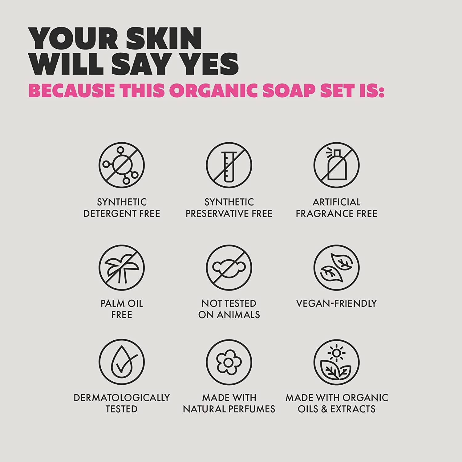 Savon Skin Said Yes parfum lavande—arôme naturel apaisant.