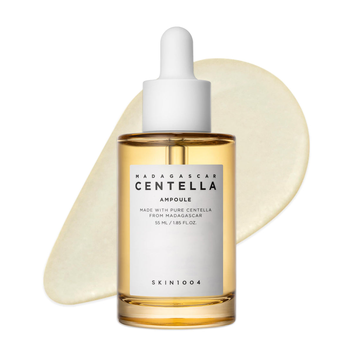 SKIN1004 Madagascar Centella ampoule : bouteille prête pour un soin apaisant.