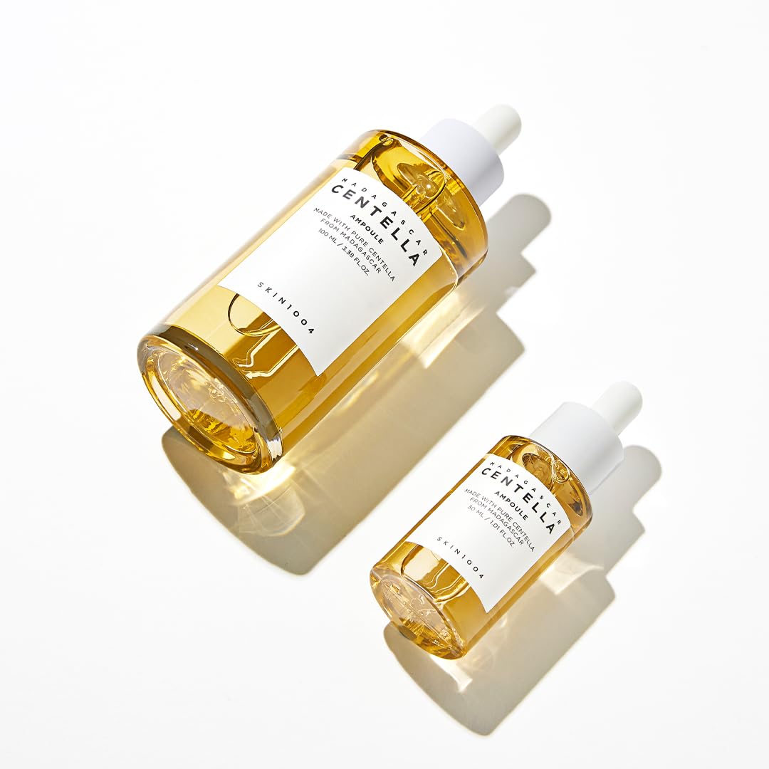 Ampoule SKIN1004 Centella, booster concentré pour revitaliser la peau.