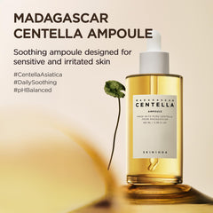 Ampoule SKIN1004 : texture aqueuse légère pour une application fluide.