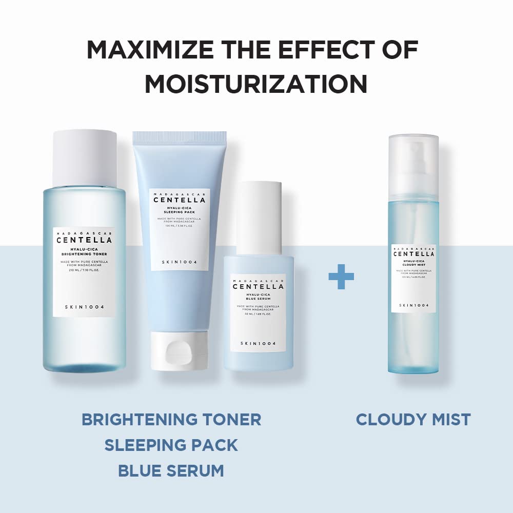 Utilisation avant maquillage SKIN1004 rend la peau prête et lumineuse.