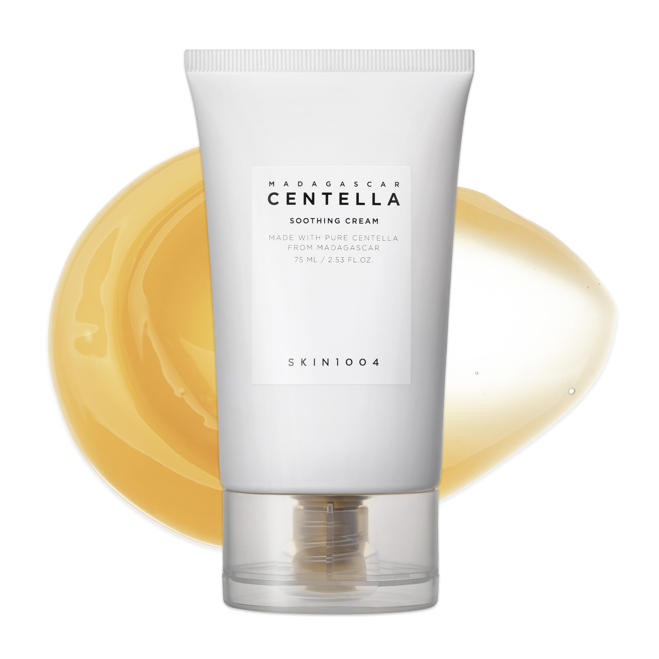 SKIN1004 Centella apaisante crème visage en flacon pour hydratation douce.