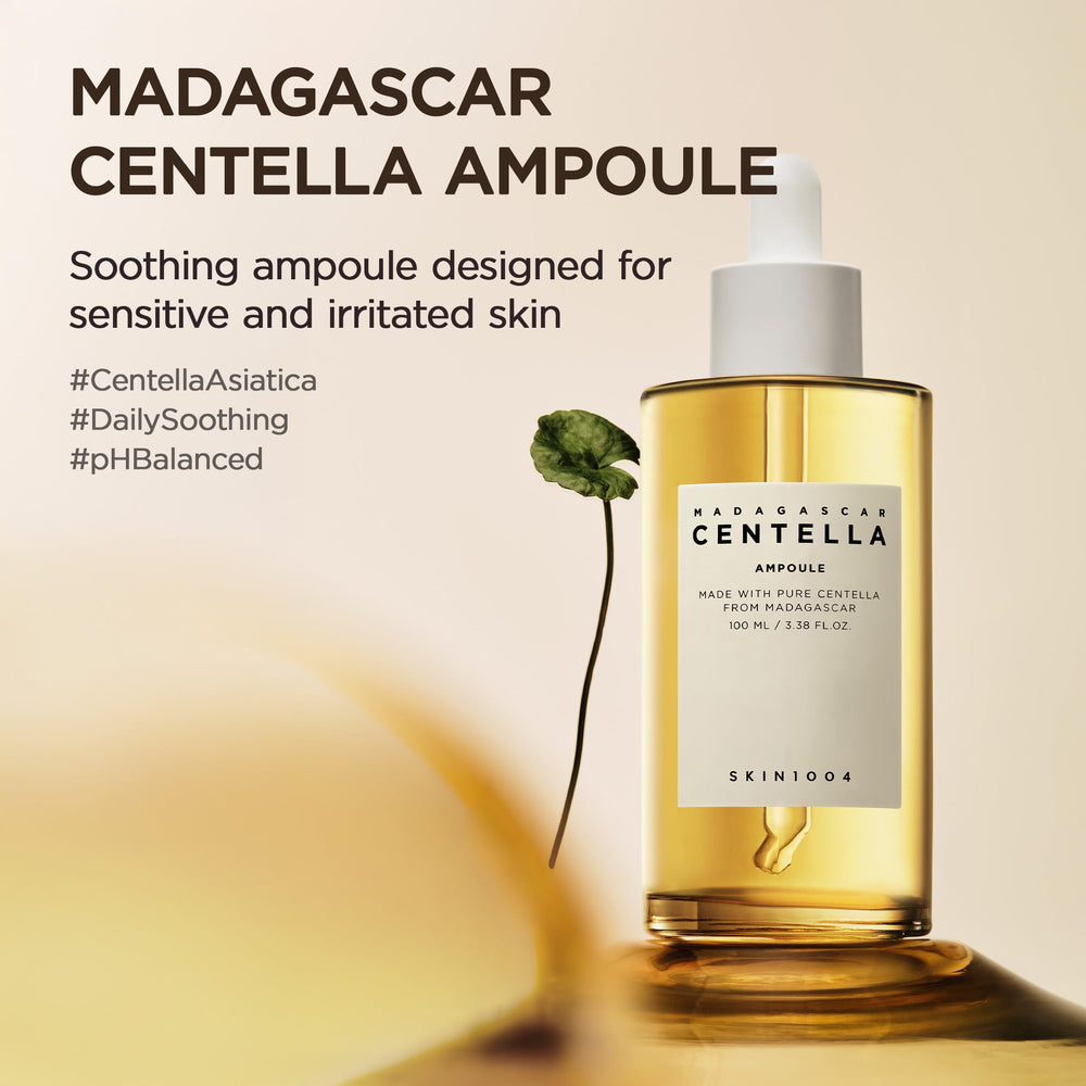 SKIN1004 Centella Asiatica - extrait-serum montre une texture fluide et nourrissante.