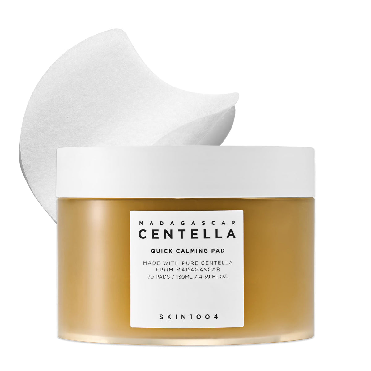 SKIN1004 Centella Quick Calming Pad – emballage pratique pour routine apaisante.