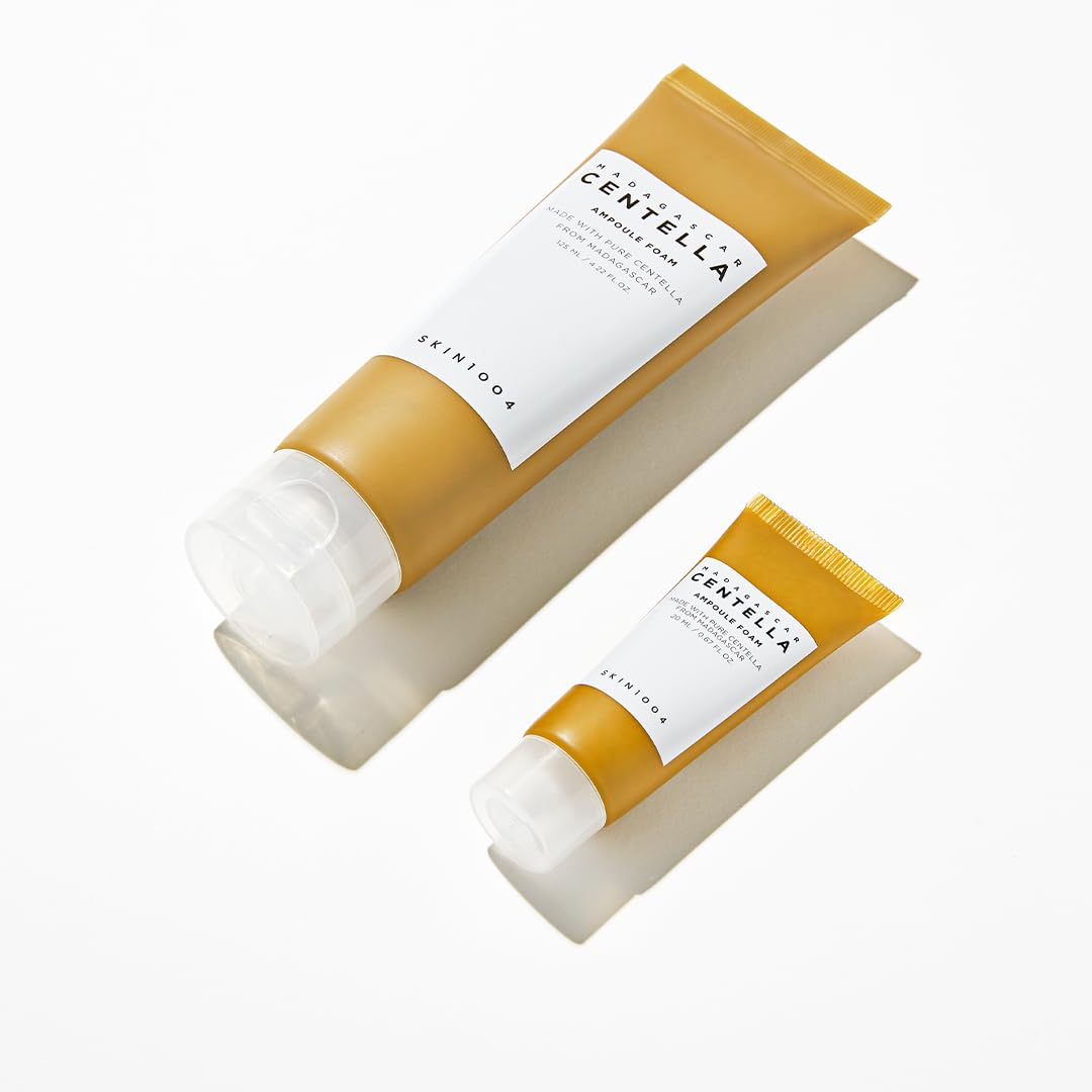 Crème apaisante SKIN1004 Centella, texture douce pour confort cutané.