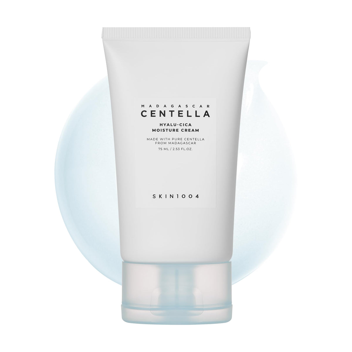SKIN1004 Hyalu-Cica Moisture Cream – bouteille pompe, hydratation durable pour la peau.
